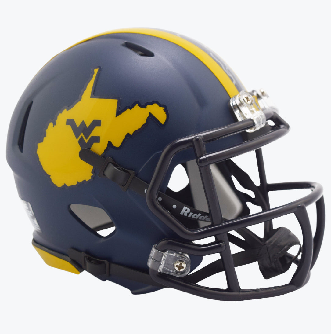 RIDDELL MINI SPEED “COUNTRY ROADS” HELMET - NAVY – Bond's Tailgaters