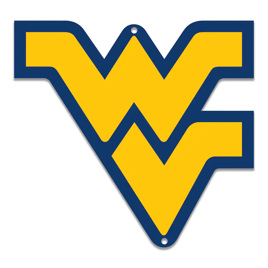 NCAA West Virginia Mountaineers ThermoCan – 16oz Double Wall Stainless Steel, Soda Can Shape, Flip Straw Lid