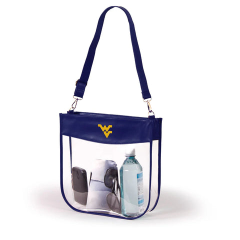 LARGE CLEAR CROSSBODY WITH ZIPPER