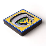 WEST VIRGINIA UNIVERSITY 3D STADIUMVIEW MAGNET