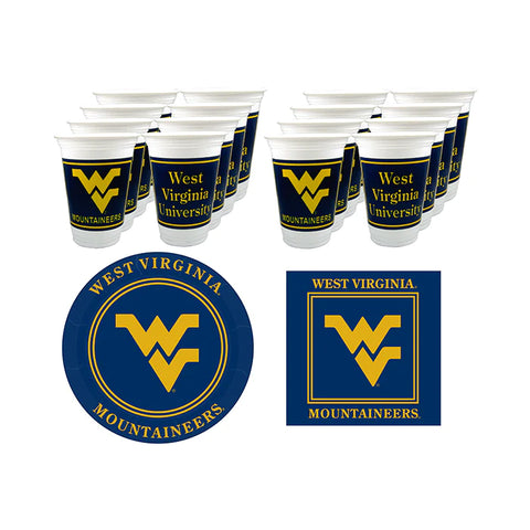 WEST VIRGINIA MOUNTAINEERS PARTY PACK