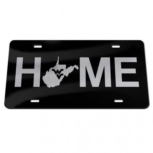HOME LICENSE PLATE BLACK AND CHROME ACRYLIC – Bond's Tailgaters