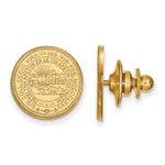 WEST VIRGINIA UNIVERSITY STERLING SILVER GOLD PLATED LAPEL PEN