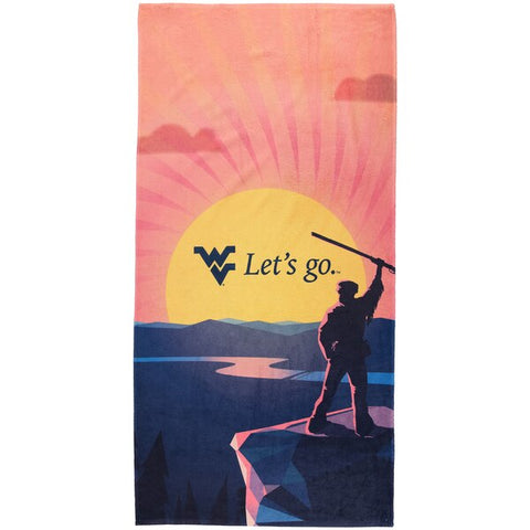 WEST VIRGINIA BEACH TOWEL 30" X 60"