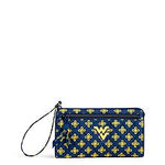 VERA BRADLEY COLLEGIATE FRONT ZIP WRISTLET