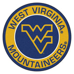 WEST VIRGINIA MOUNTAINEERS ROUND RUG