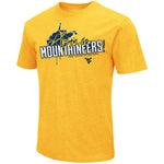 2022 WEST VIRGINIA UNIVERSITY MEN’S GOLD FAN SHIRT