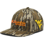 Men's Columbia Mossy Oak Camo West Virginia Mountaineers Bottomland Flex Hat