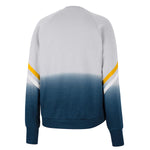 COLOSSEUM WOMEN’S CUE CARDS DIP-DYE RAGLAN PULLOVER SWEATSHIRT - GRAY
