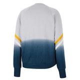 COLOSSEUM WOMEN’S CUE CARDS DIP-DYE RAGLAN PULLOVER SWEATSHIRT - GRAY