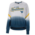 COLOSSEUM WOMEN’S CUE CARDS DIP-DYE RAGLAN PULLOVER SWEATSHIRT - GRAY