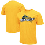 2022 WEST VIRGINIA UNIVERSITY MEN’S GOLD FAN SHIRT