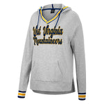 COLOSSEUM WOMEN’S ANDY V-NECK PULLOVER HOODIE - HEATHERED GRAY