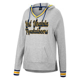 COLOSSEUM WOMEN’S ANDY V-NECK PULLOVER HOODIE - HEATHERED GRAY