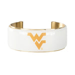 West Virginia University Art Deco 1.0 Gold Cuff